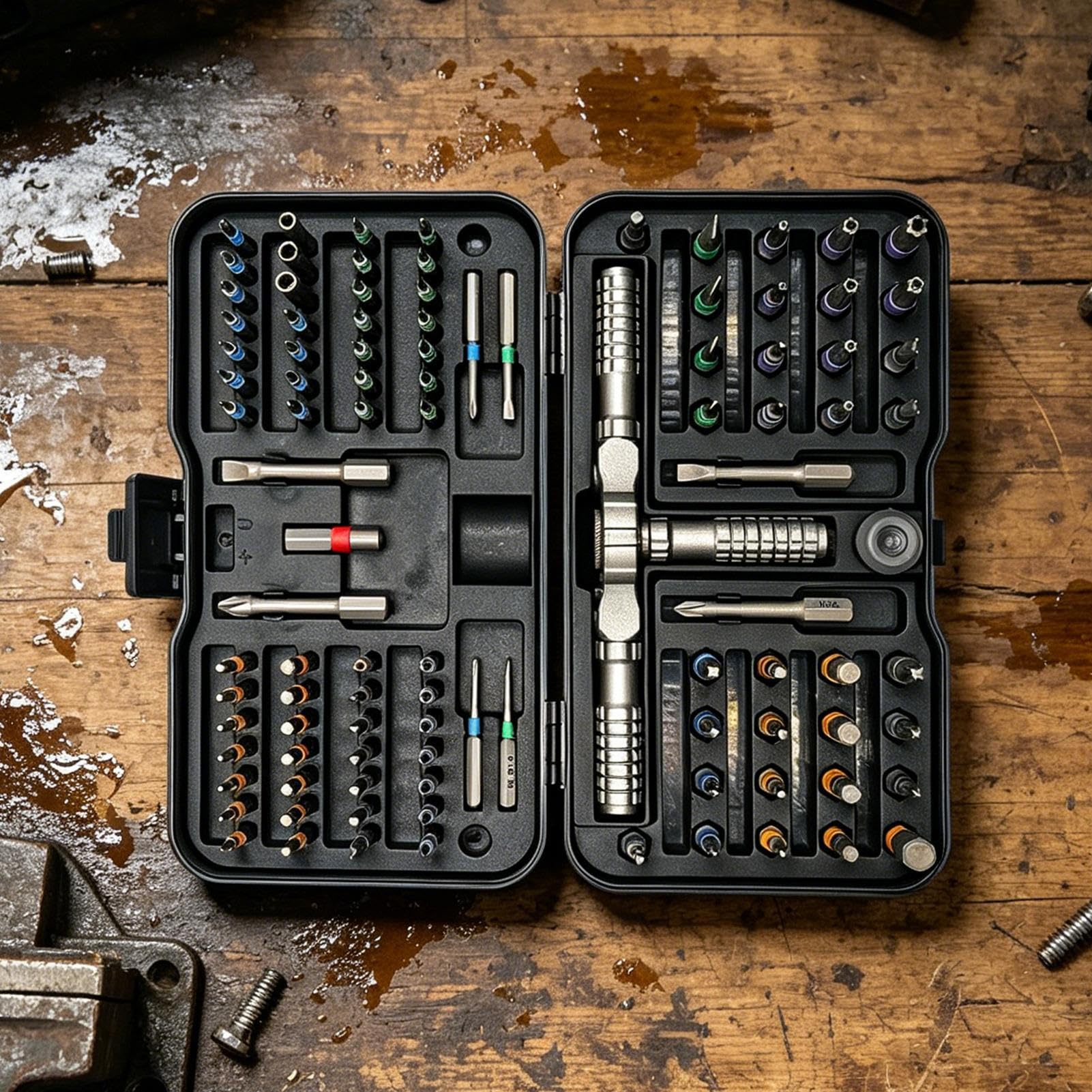 Juego Destornilladores Magnéticos Herramienta reparadora magnética portátil | Juego De Puntas Para Destornillador Para Reloj Gafas Bicicleta Electrónica Electrodomésticos