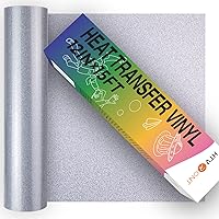 Vista 18 de HTVRONT - Rollo de vinilo HTV con purpurina dorada - Vinilo de transferencia de calor con purpurina dorada de 12 x 15 pies para camisas, vinilo