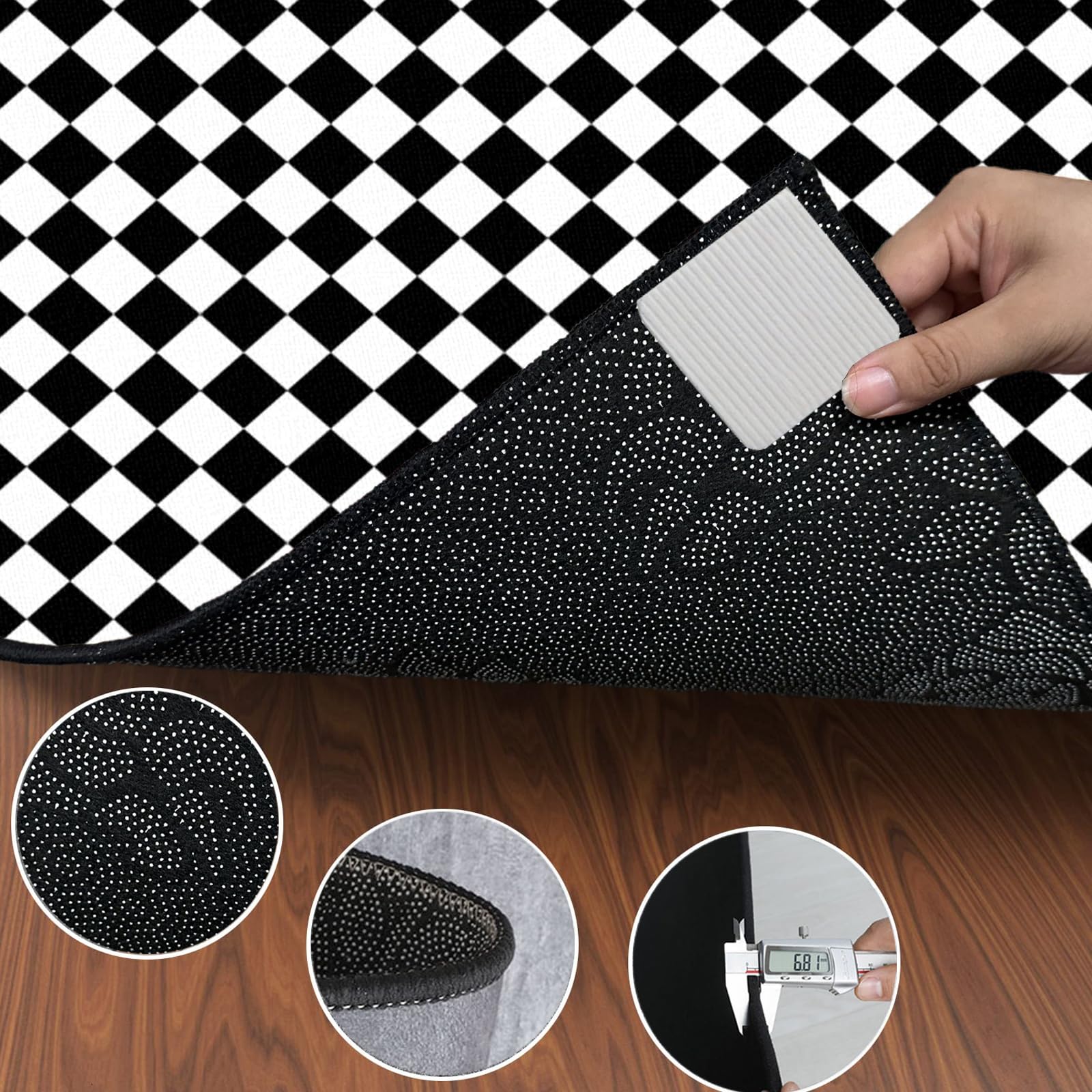 Schallschutz Teppichmatte - Drum Teppich Trommel Teppiche Drum Rug - 130 x 100 cm rutschfeste Drum Matte für Akustik Schlagzeug Drum Kits Bass Drum Elektronisch Snare Klavier Musikinstrumente Teppich