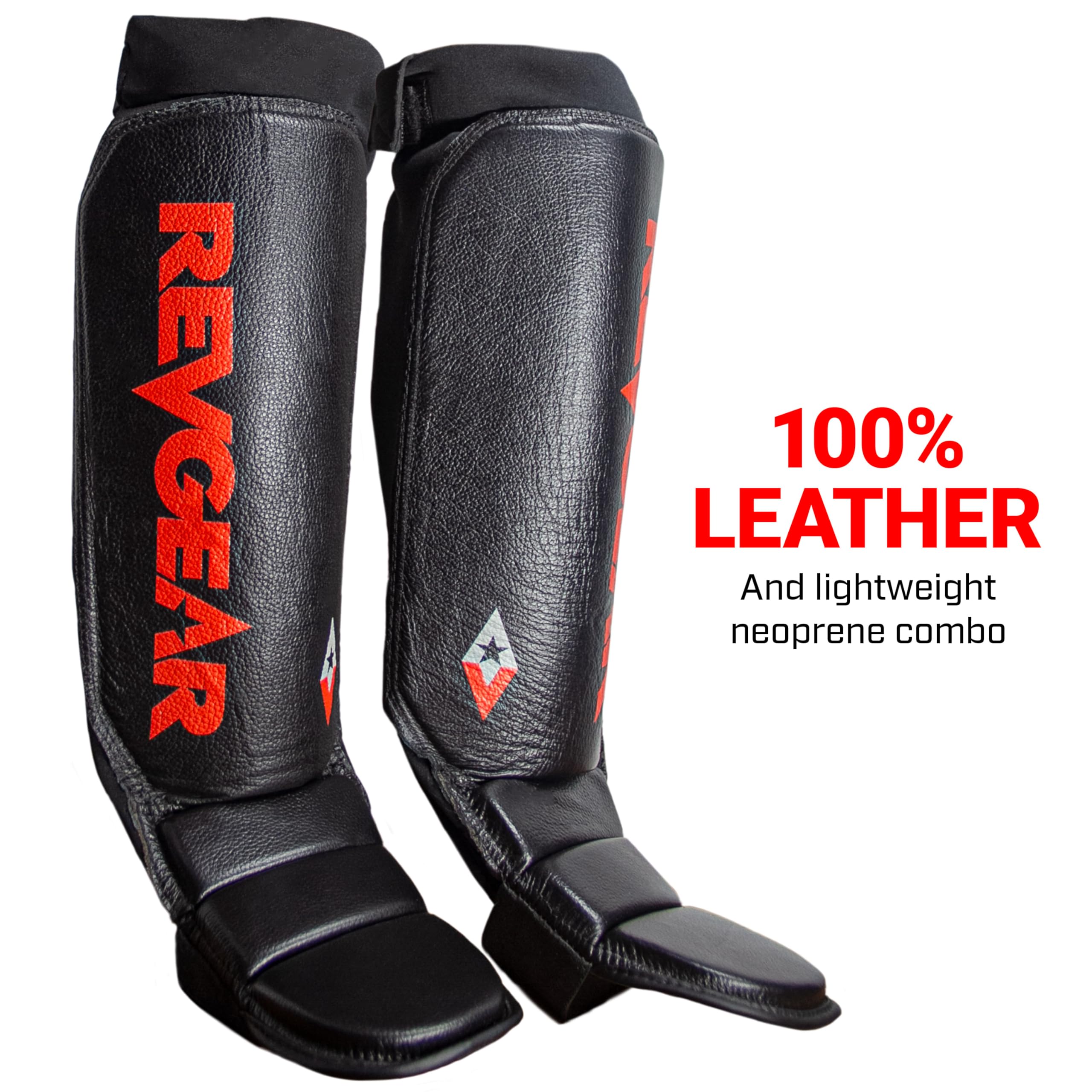 Revgear Grappling Slip On Style Shin Guard (Medium)