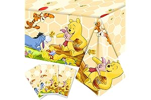 Cute Winnie the Pooh Tablecloth for Unforgettable Honey-Filled Party Adventures