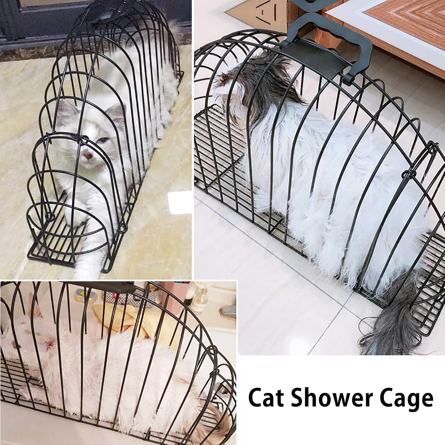 Gabbia for Il Bagno e la toelettatura degli Animali Domestici – Doppia Porta(L)