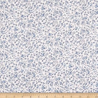 Springs Creative Products Springs Creative Country Floral Calico Quilt Fabric, Blue, Quilt Fabric By The Yard