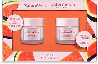 NATURE WELL Mascarilla facial de sandía, enri...