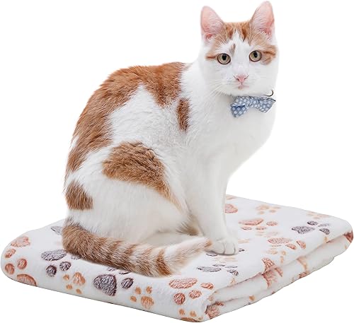 Miniatura 2 de 1 paquete de 3 mantas para perros, suministros para mascotas, accesorios esenciales para cachorros, gatos, mantas para perros grandes, suministros