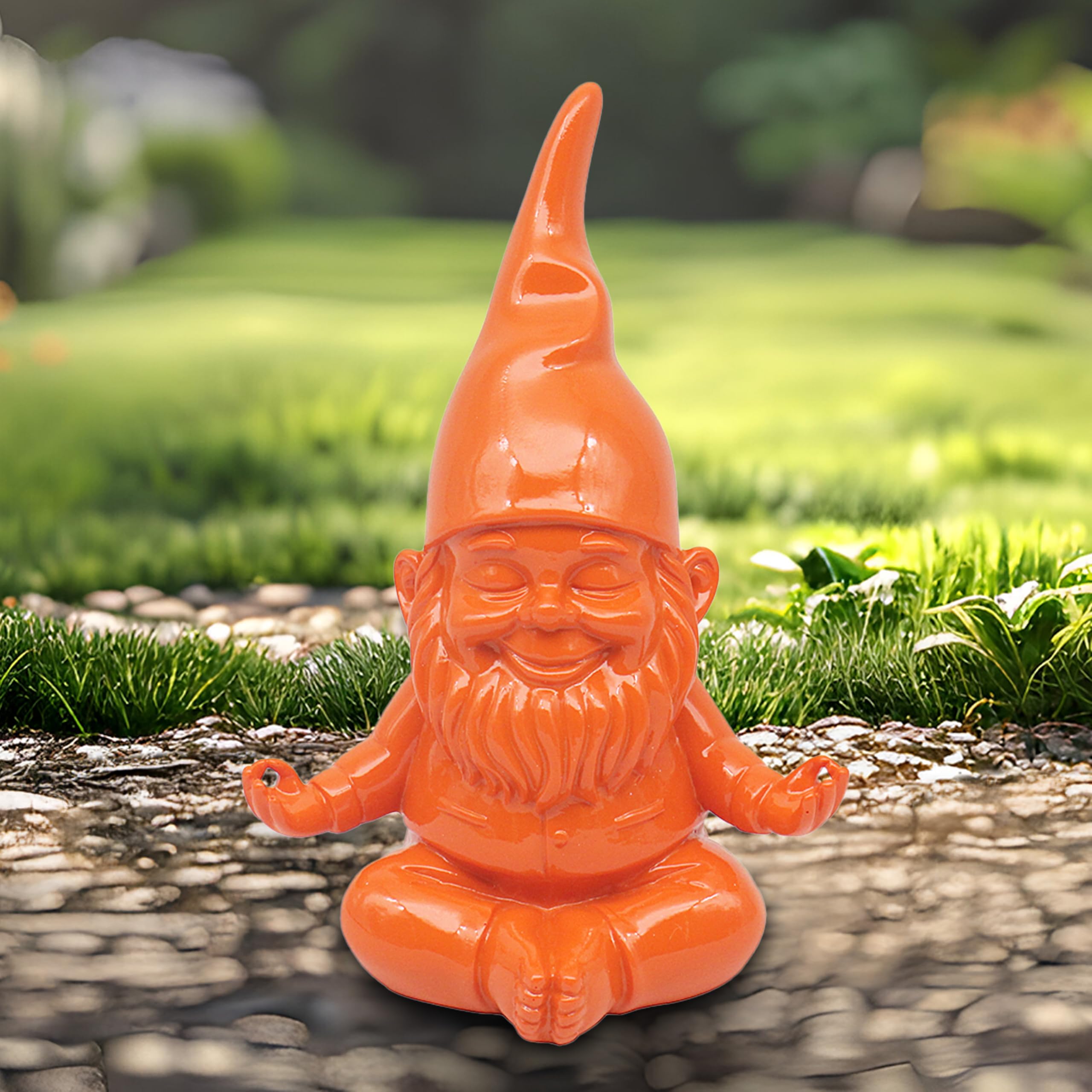 Lesser & Pavey Gnomes Home Decor Figurines & Ornaments For Home & Office | Decorative Home Accessories Statues For Indoor & Outdoor | Lovely Gifts for Women & Men Peace Hands Pink 20 Cm — view 45
