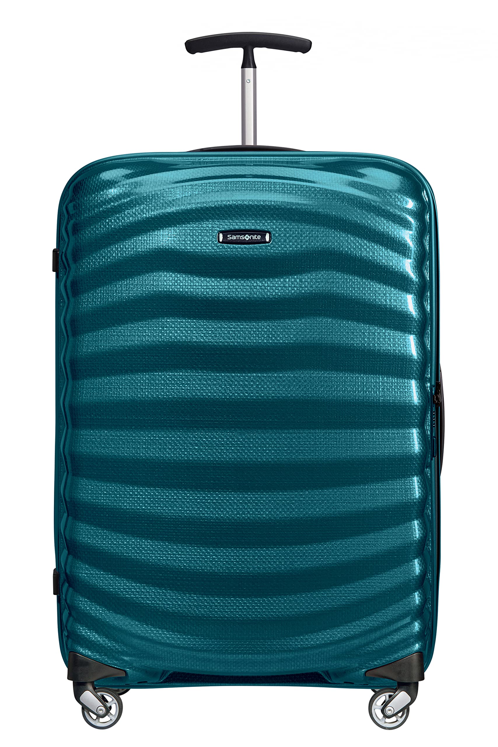 Samsonite Lite-shock, Bagaglio A Mano Unisex Adulto, Blue) (Petrol, M 69cm-73L