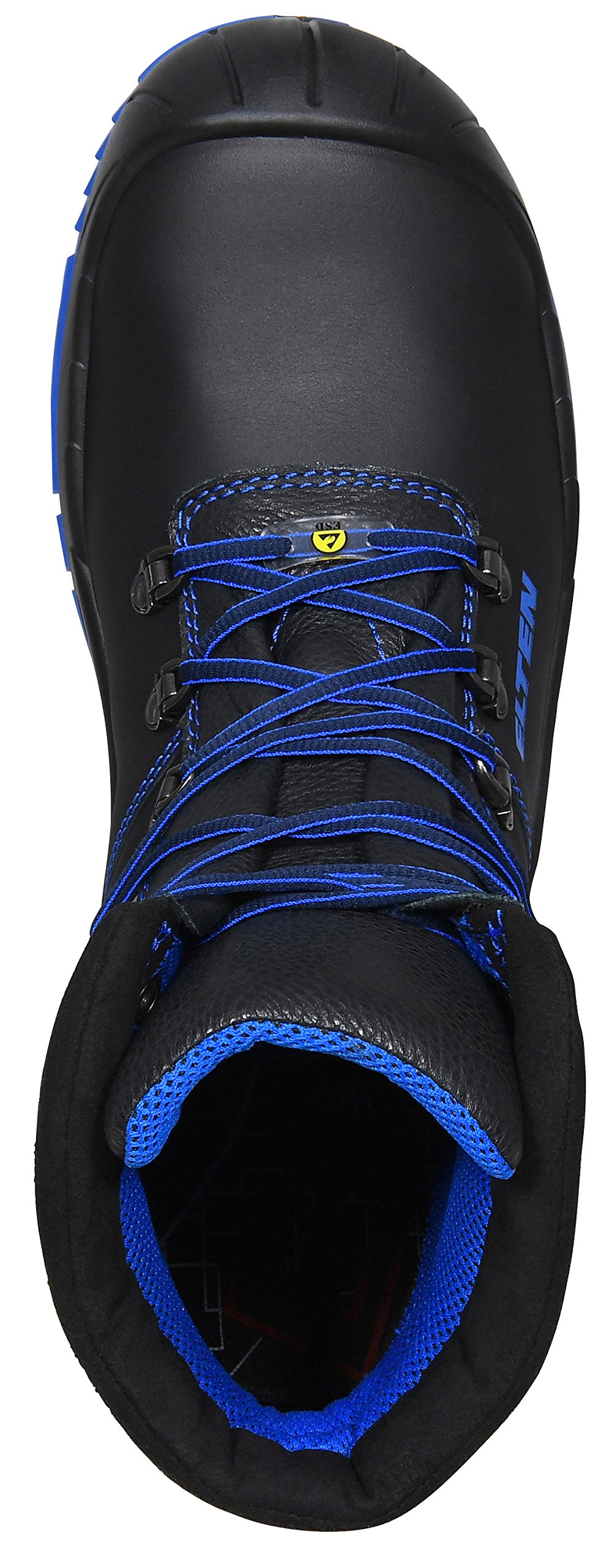 ELTEN ALESSIO blue Mid ESD S3S | Sicherheitsschuhe für Damen & Herren, Stahlkappe, leicht, atmungsaktiv