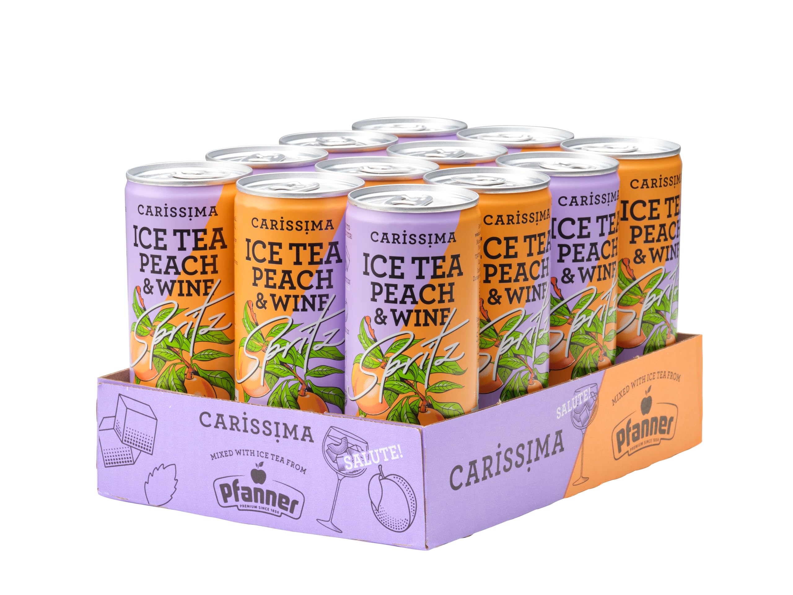 Carissima Ice Tea Peach & Wine Spritz 5,5% Vol. (12x0.25l)