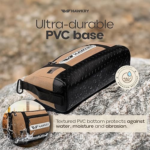 Miniatura 4 de Juego de bolsas de herramientas de lona (blanco azul, marrón, azul, beige)