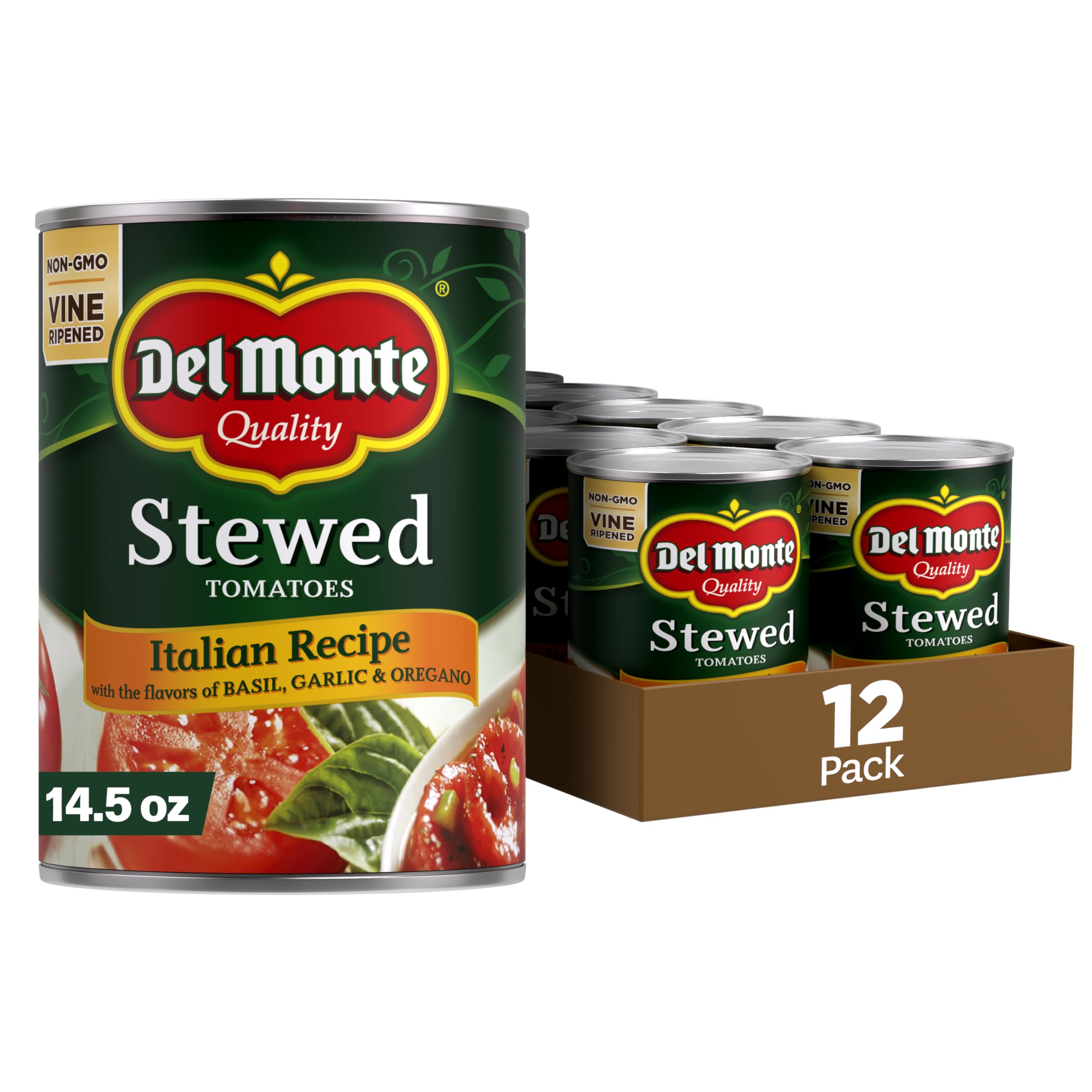Amazon.com : Del Monte Italian Recipe Stewed Tomatoes with the
