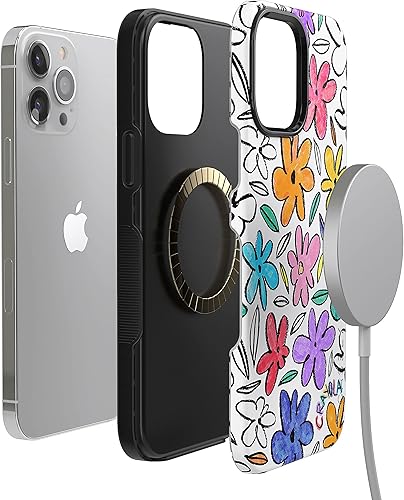 Miniatura 6 de Casely Funda para iPhone 13 Pro  Compatible con MagSafe  Fuera de las líneas  Funda de marcador Crayola
