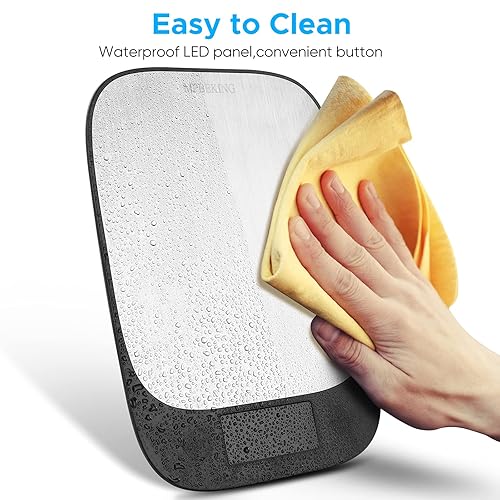 Miniatura 7 de MPBEKING Báscula digital de alimentos báscula de cocina peso gramos y onzas para perder peso cocinar hornear 3 g01 oz báscula multifunción de alta