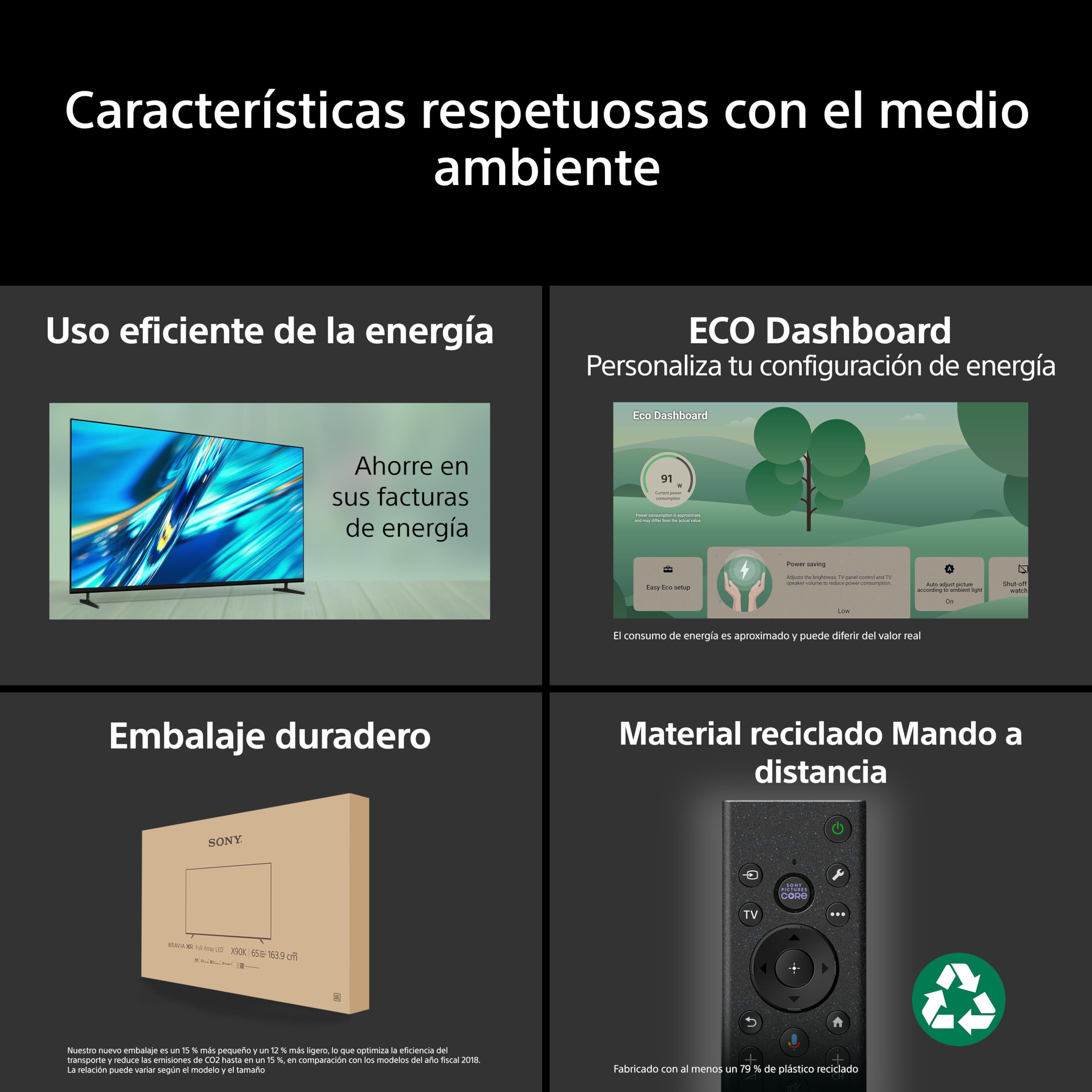 Sony BRAVIA 2 II 55 Pulgadas TV 4K Smart TV (Google TV), Procesador X1, Escalado 4K, Dolby Atmos y DTS:X, Compatible con PS5, 50S20M2, Modelo 2026