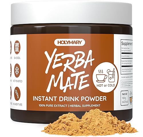 Mezcla de bebida instantánea de yerba mate, 100% pura y natural, extracto de té orgánico sin aditivos por HOLYMARY