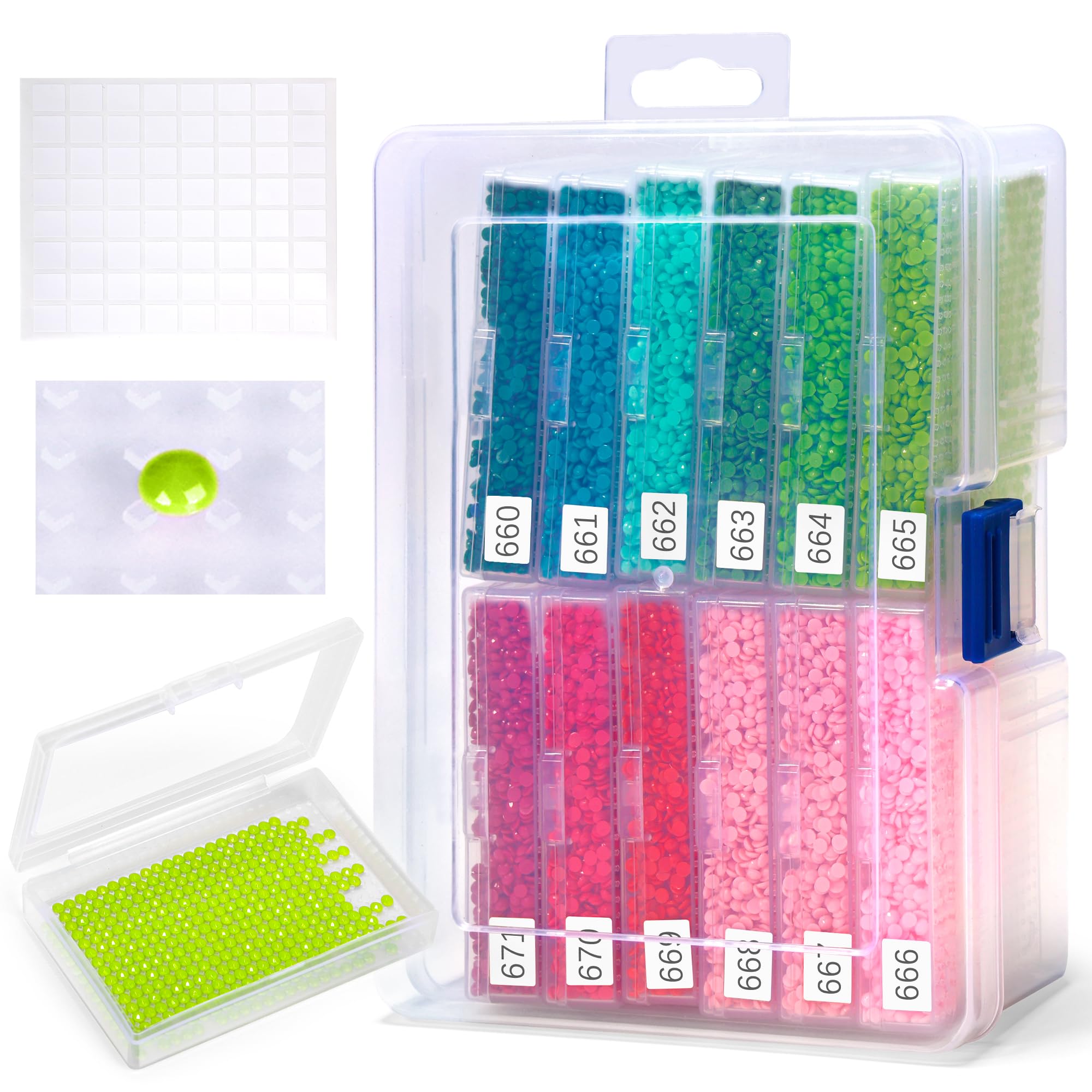 20% Off 12PCS Diamond Art Storage Trays with Lids