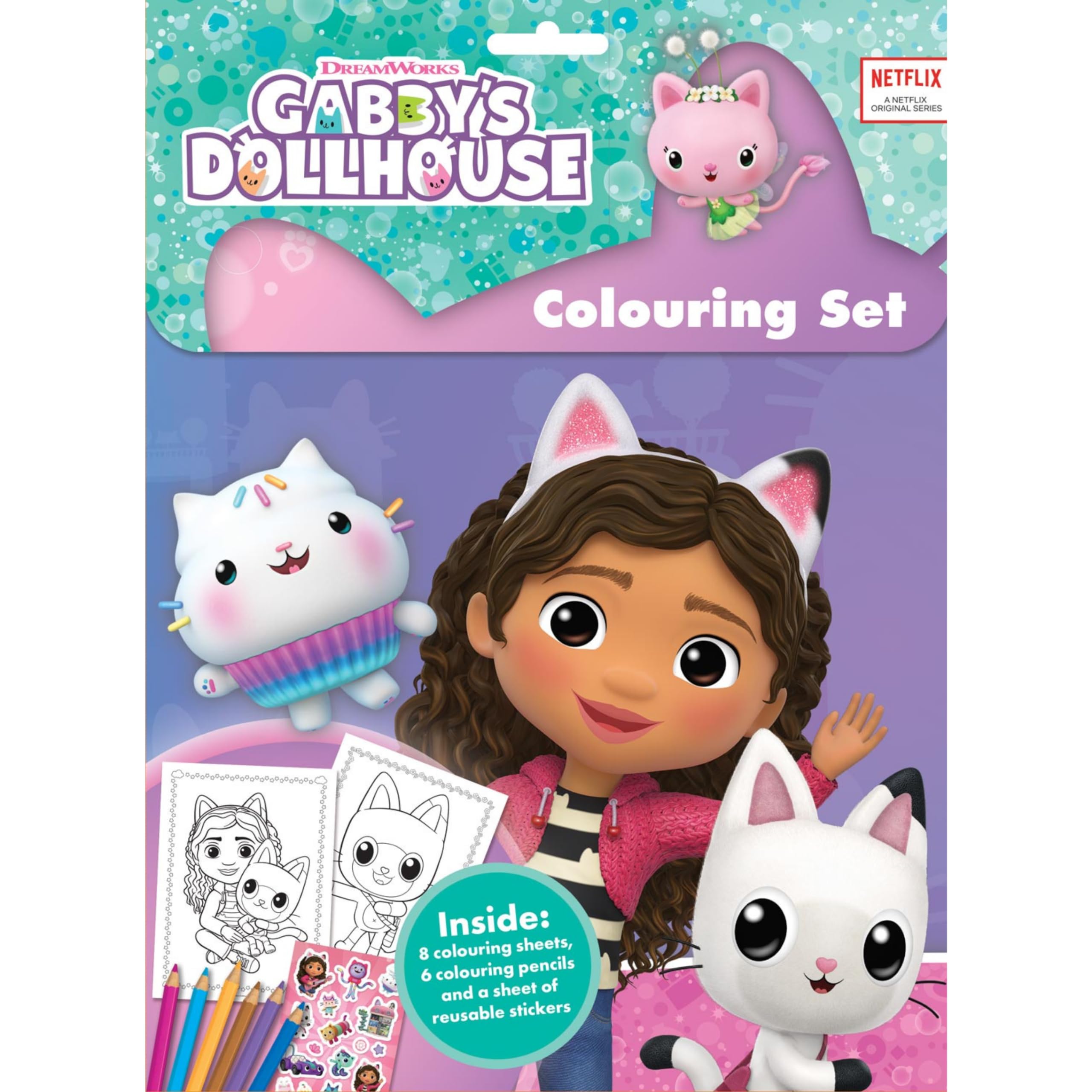 ALLIGATOR Gabby's Dollhouse Colouring Set