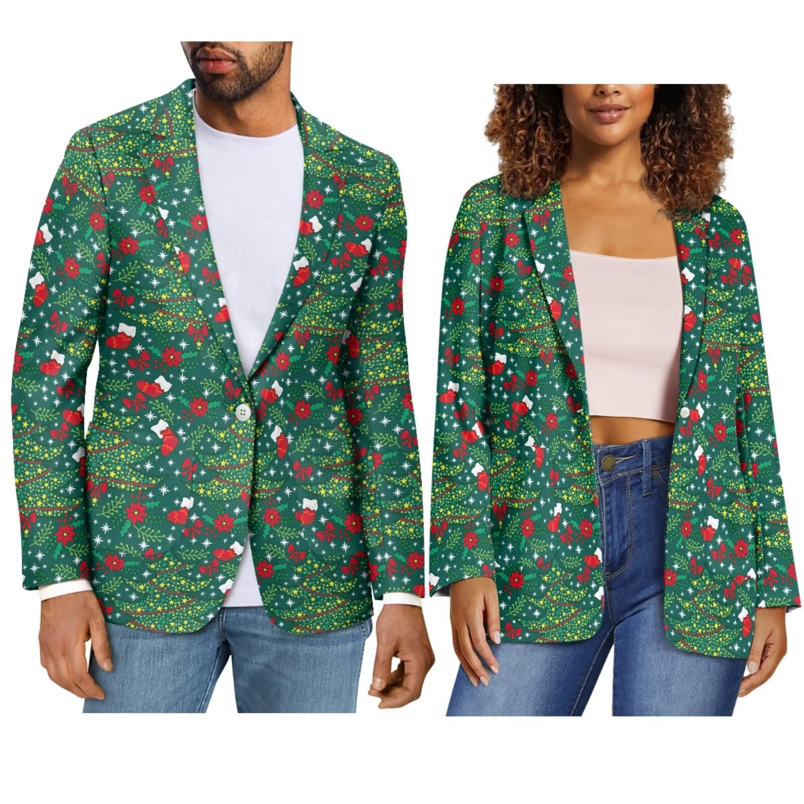 Suit Jackets for Couple Lightweight Women Men Blazer for Party Casual Regular Men Womens Blazer Suit with Pocket