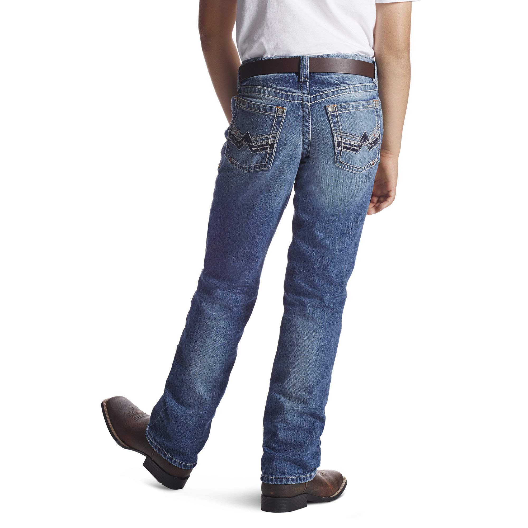 Ariat Boys B5 Slim Charger dżinsy z prostą nogawką
