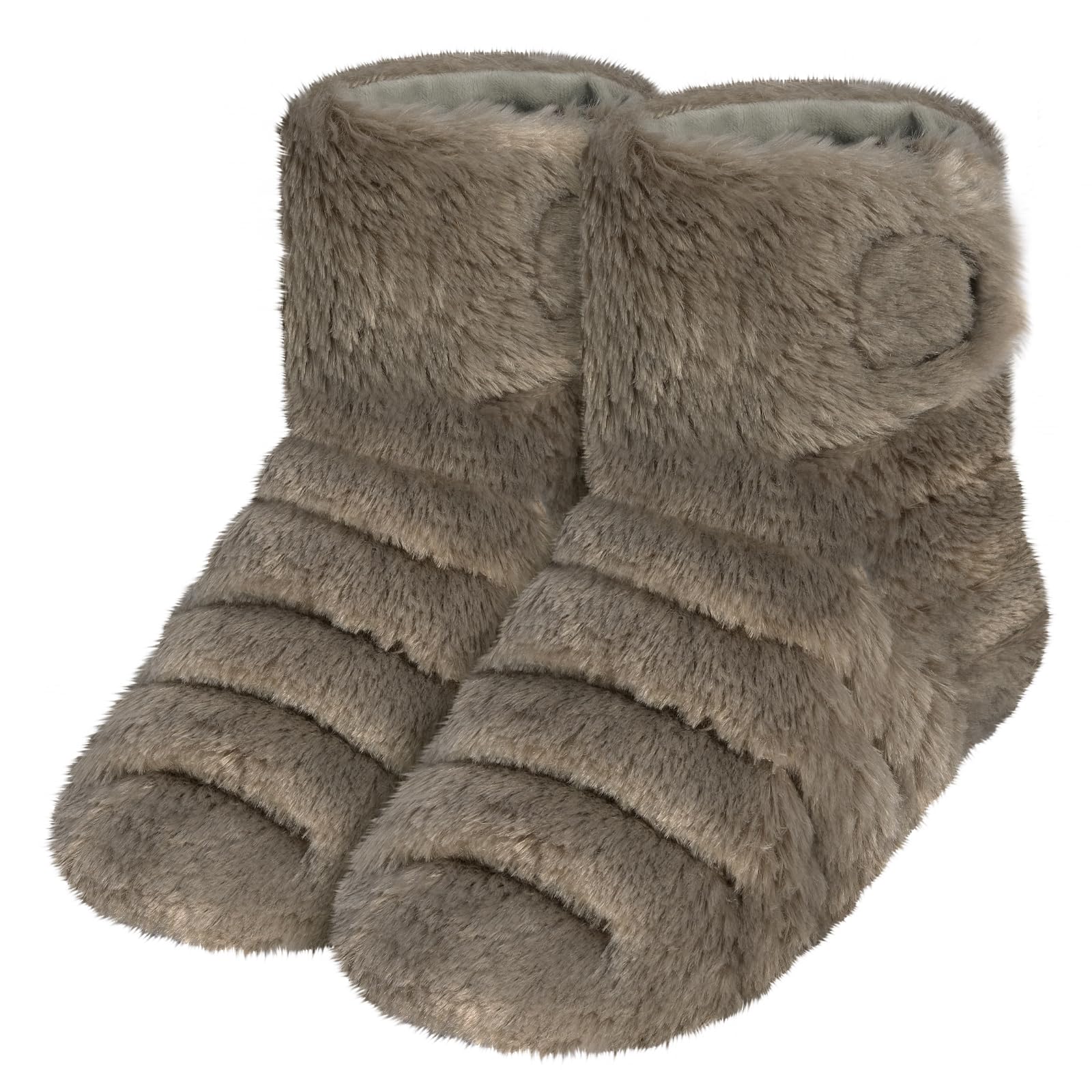 Microwavable Booties for Discomfort Reduction, Heated Foot Warmers for Reduce Aching, Foot Heater, Microwave House Shoes for Cold Day to Soothing Fatigue, Microwave Feet Warmers for Women & Men, S/M-image-9