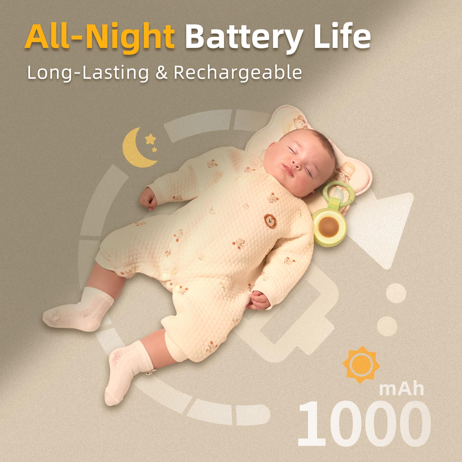 alilo Tétine de poche | Machine sonore portable pour bébés et enfants | Veilleuse | 30 sons apaisants | Voyage | Bruit blanc | Minuteur | Fonction mémoire | Sommeil | Shush | Fête prénatale | Cadeau