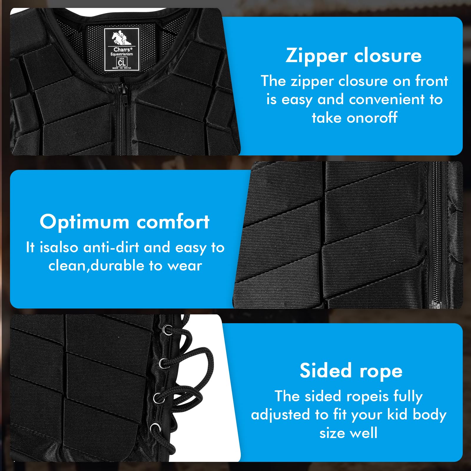 Bodyprotector- Veiligheidsvest -Easy fit- - dierenvriendshop