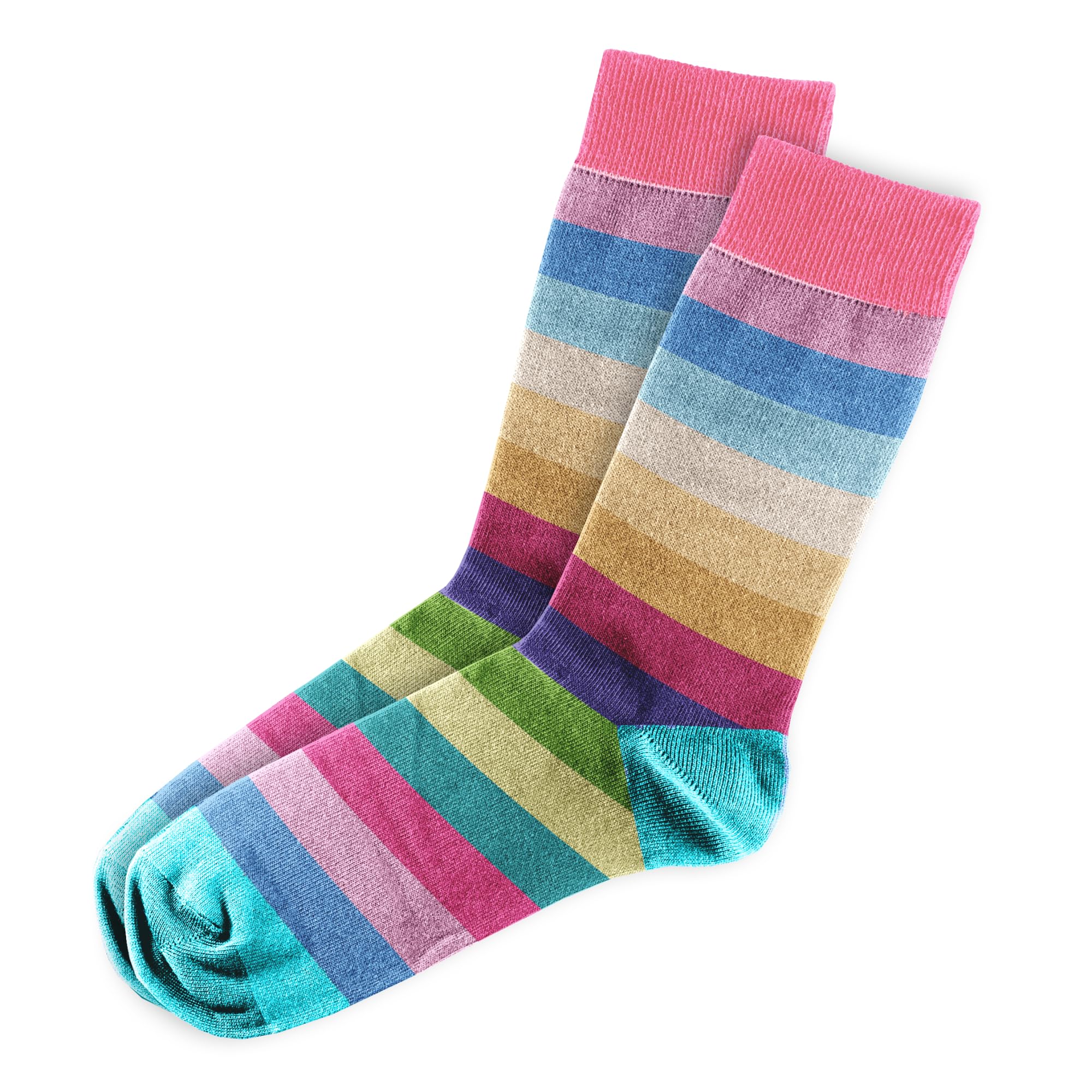 MOJA LDN Premium Funky Bamboo Socks - Soft and Stylish Bamboo Socks - Eco Friendly and Durable Men & Women Socks (UK, Numeric, 3, 8, Regular, Regular, Women, Stripes)