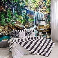 Vista 15 de Papel tapiz de tela para techo de galaxia, universo, planeta, para niños, niñas, guardería, cielo estrellado, dormitorio de niños, baño, mural