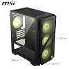 Msi Mag Forge M110r Airflow Temperlİ Cam 3x120mm 1x120mm Argb Fan Matx Gamİng Bİlgİsayar Kasasi