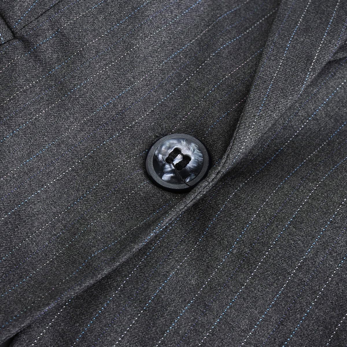 YYNUDA Women's Business 2 Piece Office Lady Pinstripe Suit Set Slim Fit Blazer and Pants