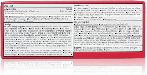 Miniatura 2 de Leader Tubo tópico de gel para aliviar el dolor de diclofenaco sódico, potente gel antiinflamatorio (comparado con Voltaren), 1.76 onzas