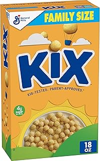 Kix Crispy Corn Puffs Whole Grain Breakfast Cereal, 18 oz.
