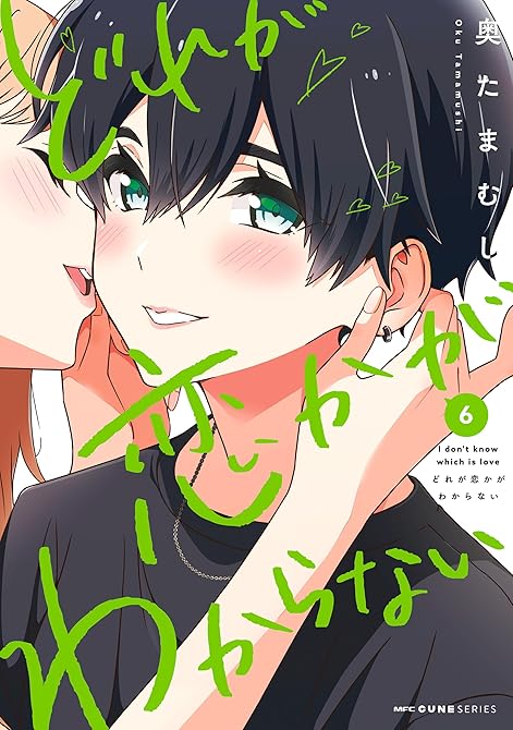 『どれが恋かがわからない　６』の表紙イラスト 電子書籍 漫画