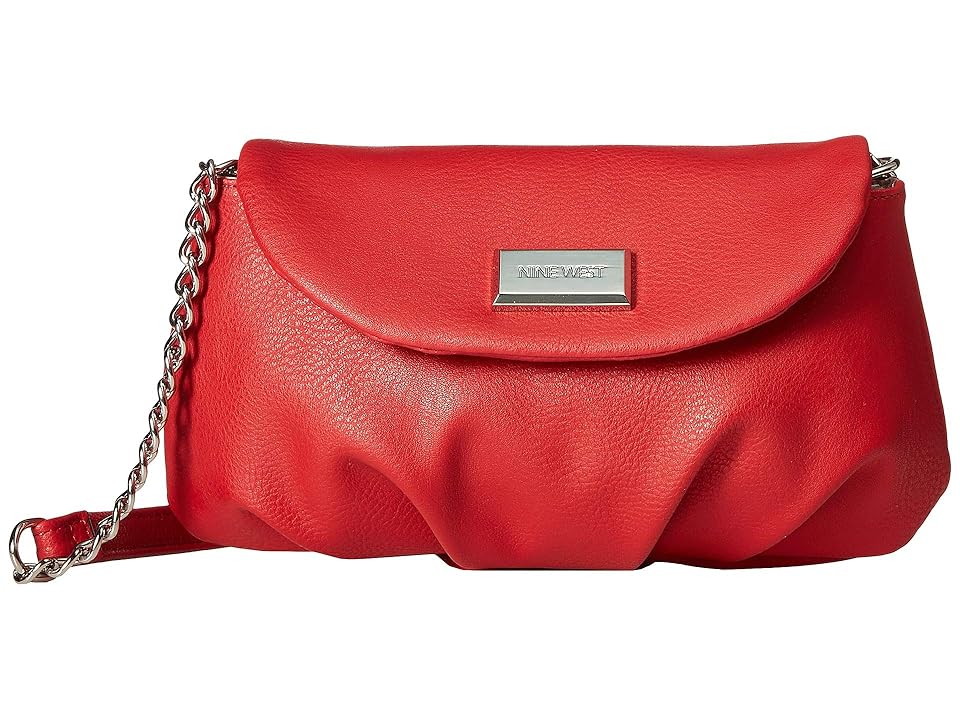 

Nine West Archie Crossbody Bag (Dark Lipstick Red) Cross Body Handbags