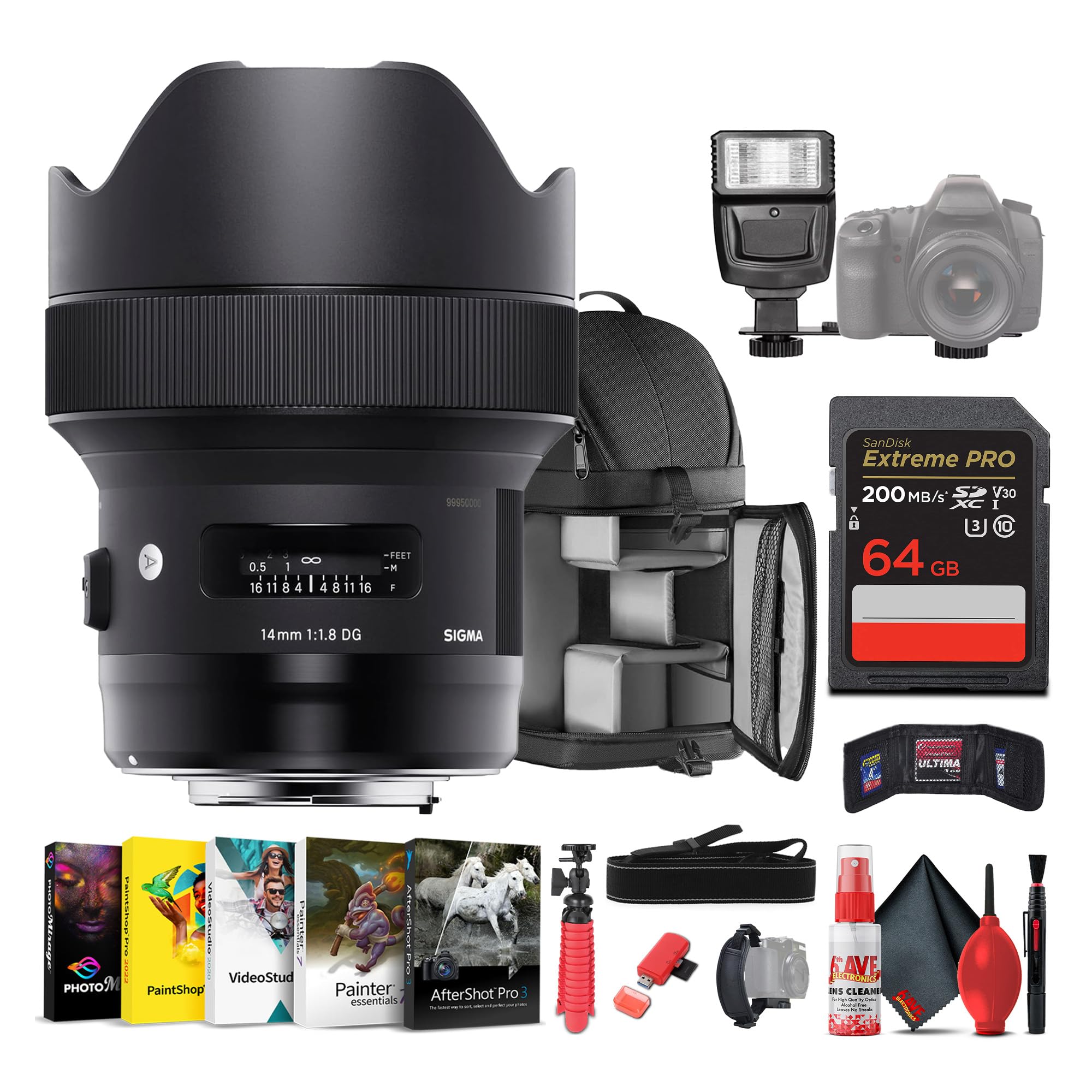 Amazon.com : Sigma 14mm f/1.8 DG HSM Art Lens for Sony E Mount