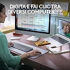 Foto di Logitech MK950 Signature Slim wireless tastiera e mouse Kit - ITA QWERTY