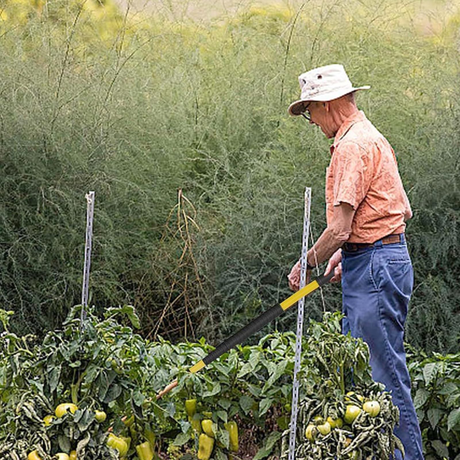 Estirpatore per da Giardino Zappa Manuale a 3 Artigli con Impugnatura a T | Attrezzo per Rimuovere Radici di Piante Infestanti per Prato Cortile Serra Fattoria Patio