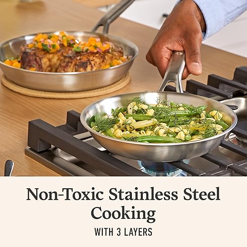 Miniatura 8 de Juego de utensilios de cocina de acero inoxidable clásicos Calphalon Juego Plateado