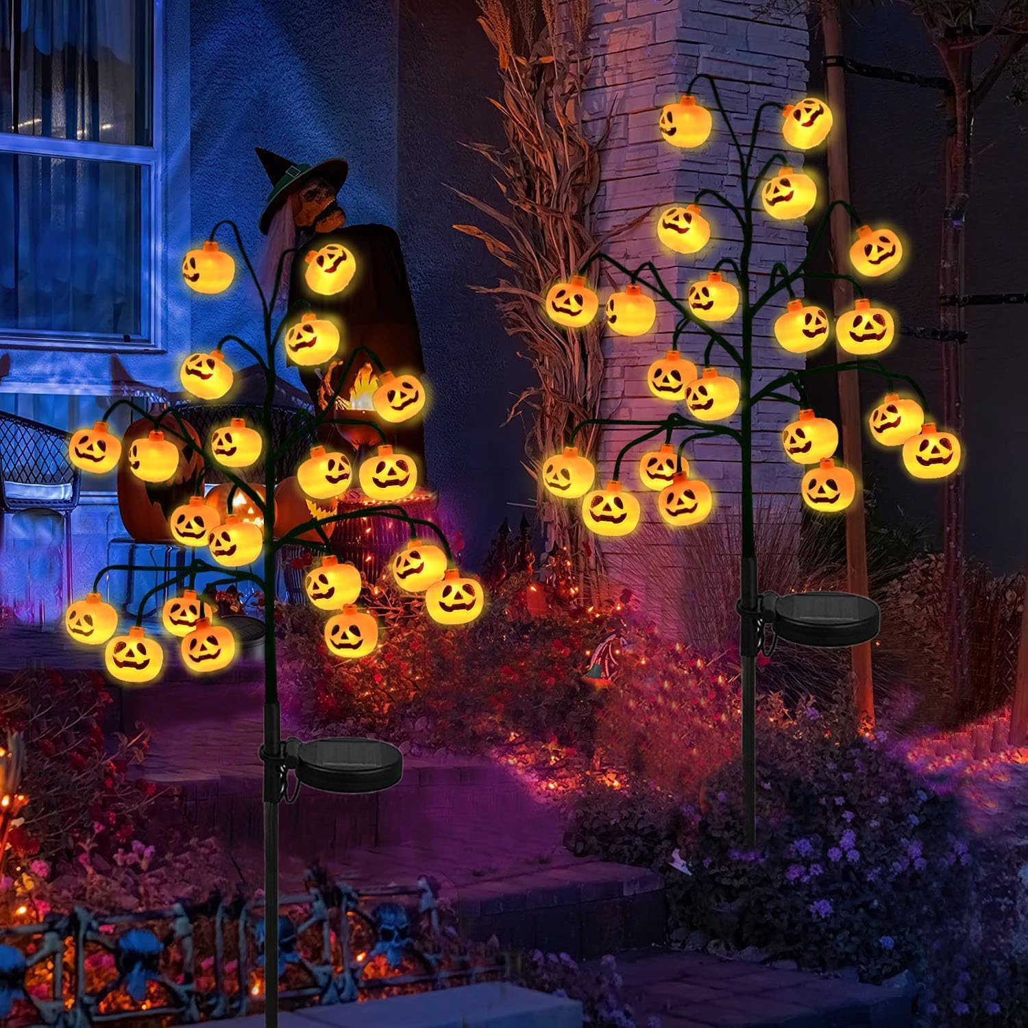 Amazon.co.jp: ガーデンライト ソーラー 屋外 防水 ハロウィン 飾り
