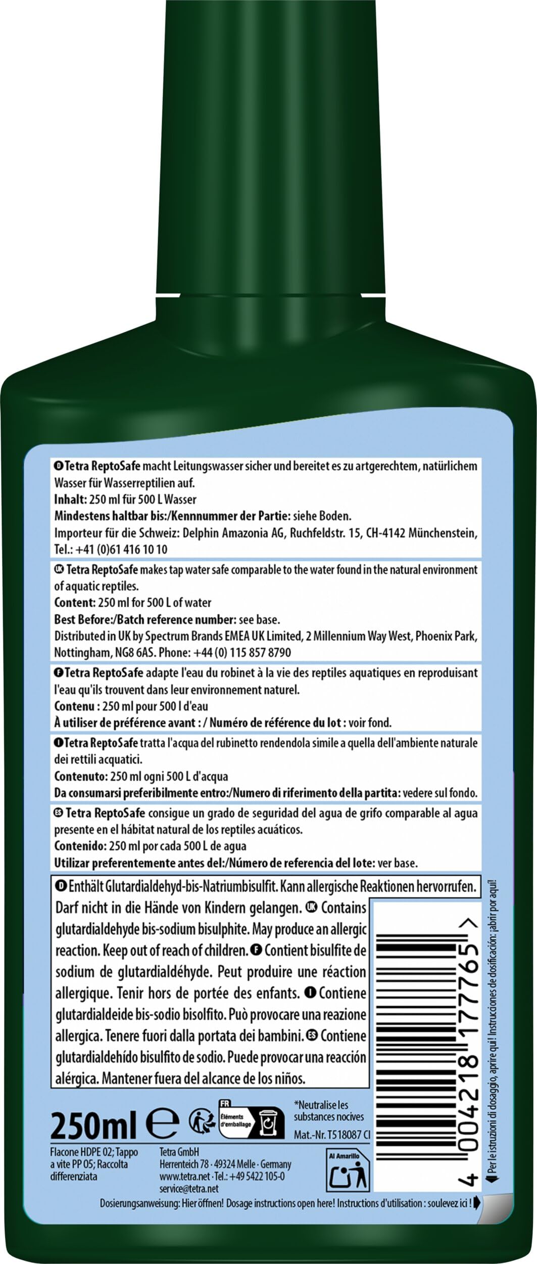 Tetra ReptoSafe, 250 ml