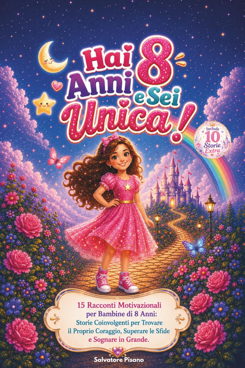 Hai 8 Anni e Sei Unica!: 15 Racconti Motivazionali per Bambine di 8 Anni: Storie Coinvolgenti per Trovare il Proprio Coraggio, Superare le Sfide e Sognare in Grande. (Unica Come te)