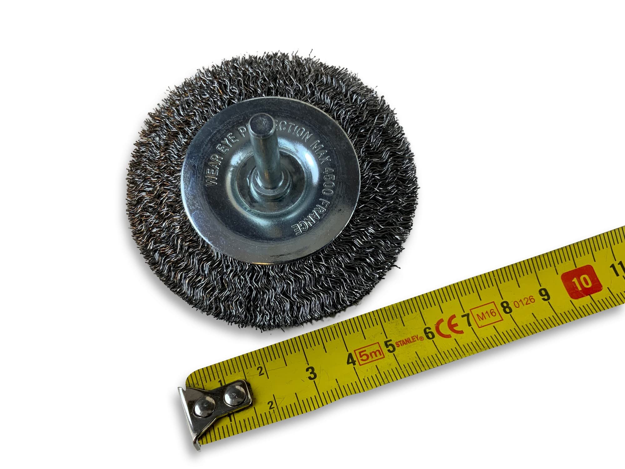 Kibros Lot 10 brosses circulaires acier dur sur tige Ø 50 mm 1 rang