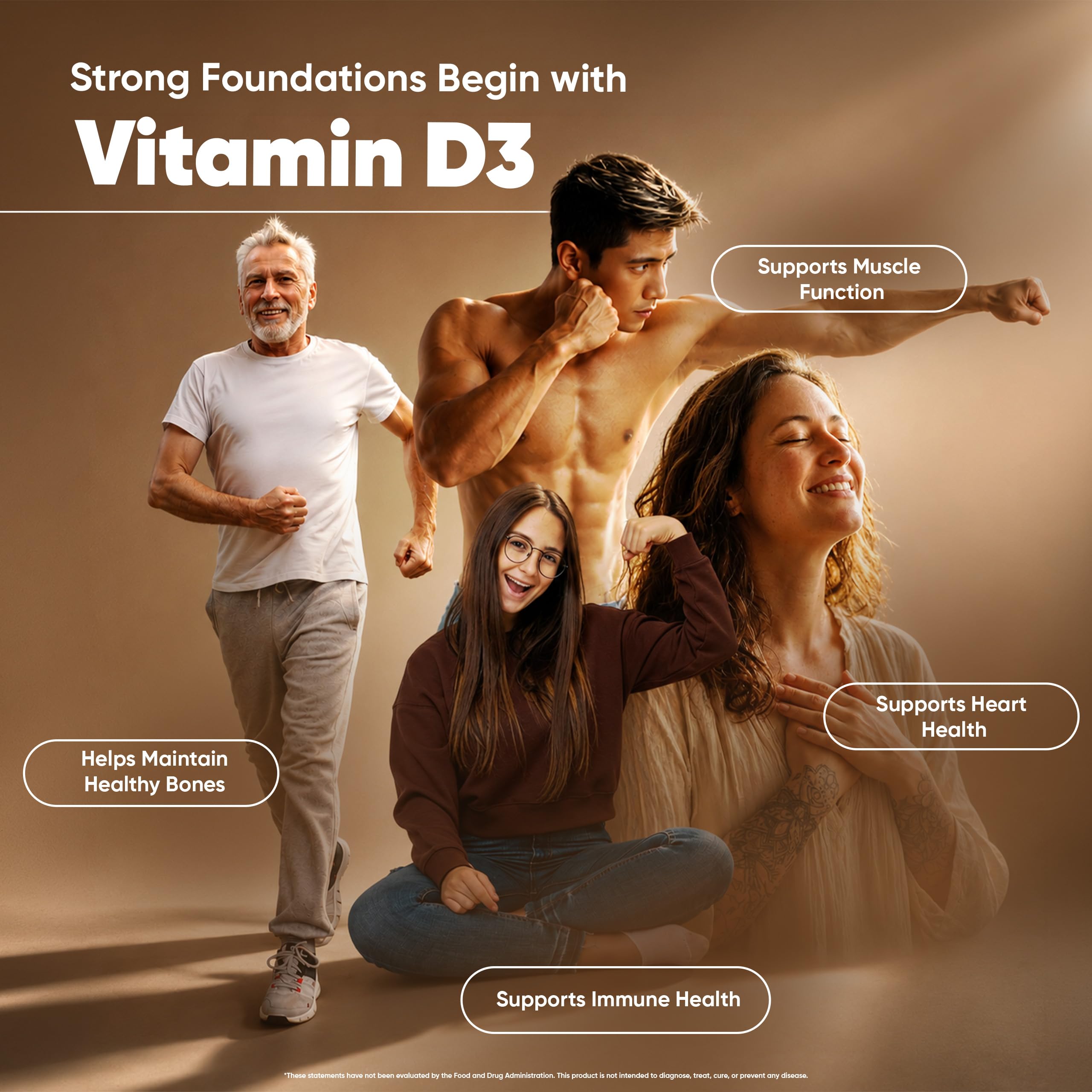 WeightWorld High Potency Vitamin D3 5000IU (125mcg) | 8-Month Supply, 240Ct — Amazon image 3