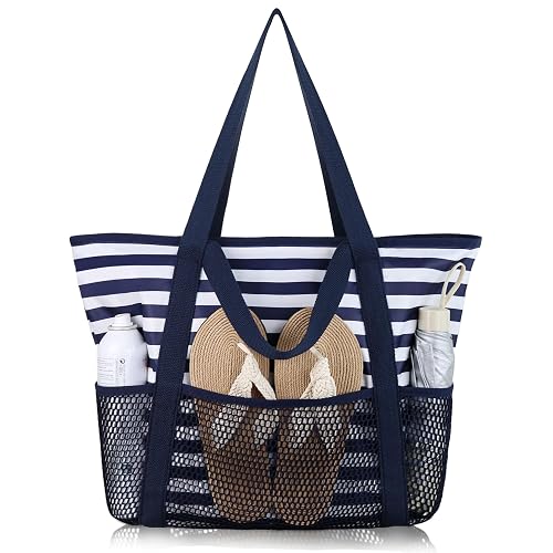 HOMESPON Beach Bag Large Waterproof Sandproof Tote