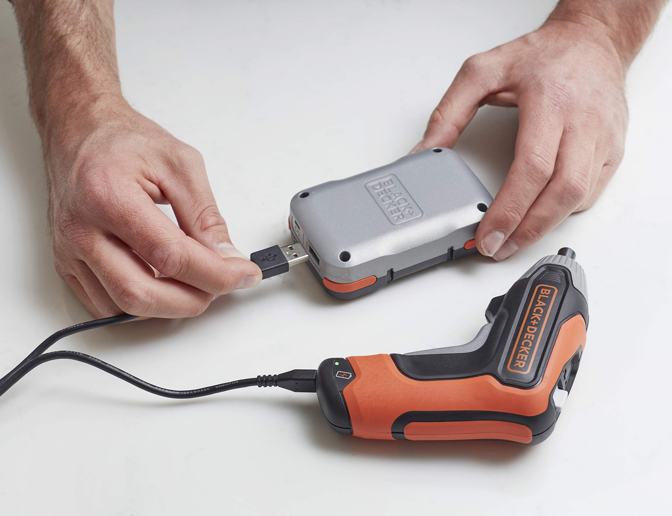 Black+Decker BCF611CK-QW - Atornillador a Batería 3.6 V (1.5 Ah) Litio, 5.5 Nm, de Carga Rápida