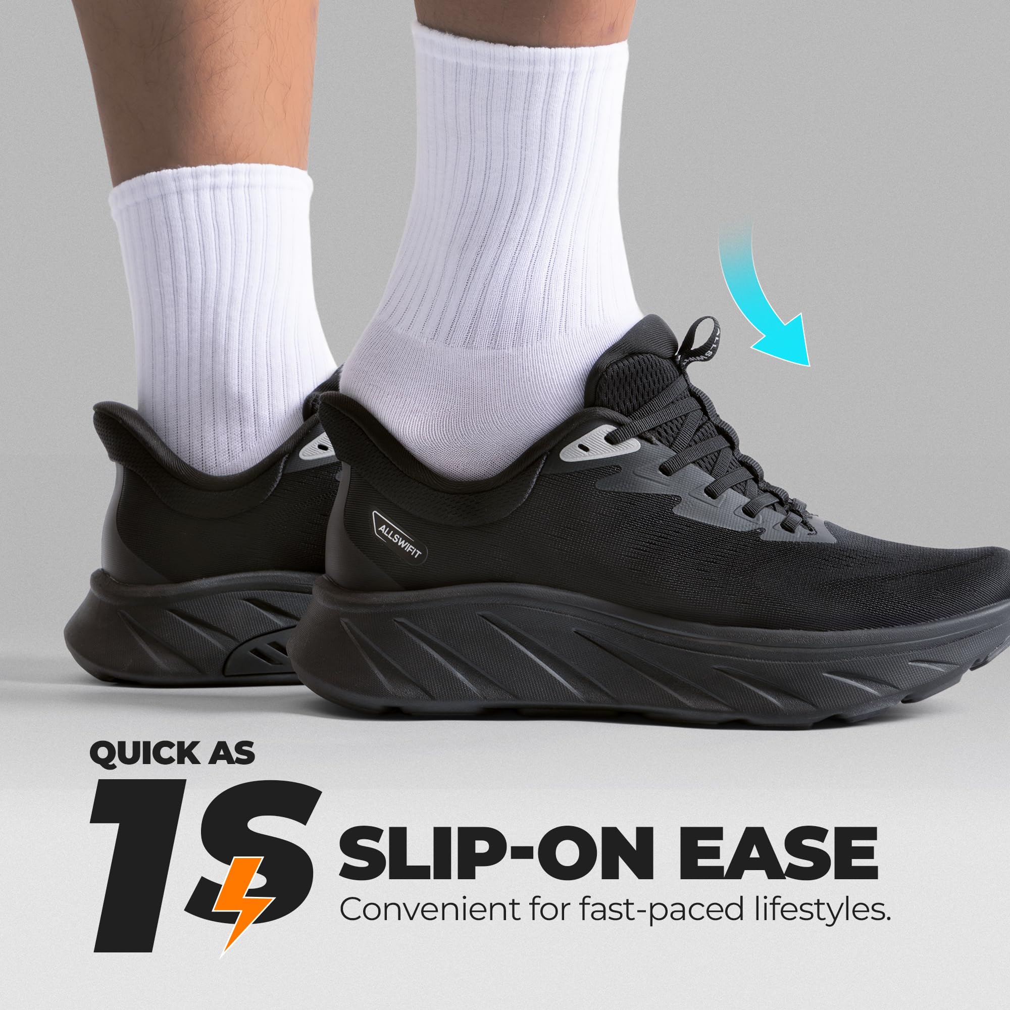 ALLSWIFIT Herren Slip-On Stabilitäts-Walking