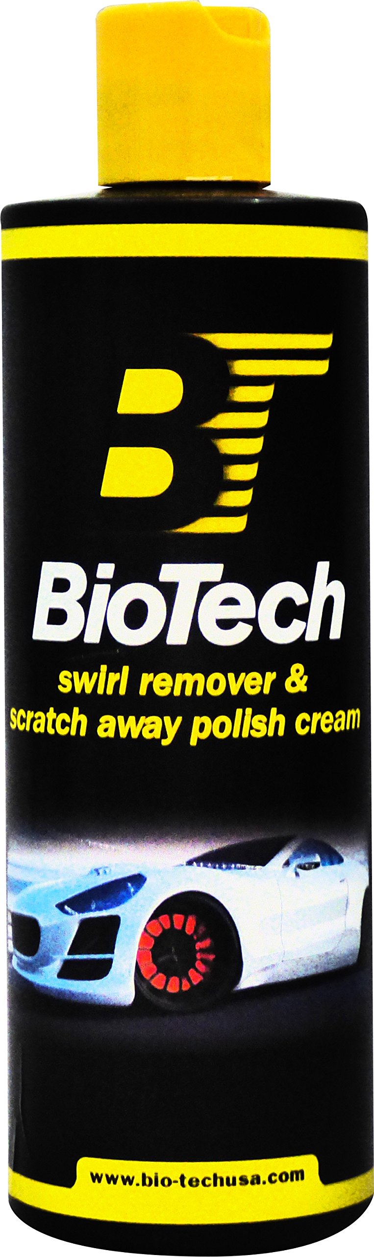 BioTech Swirl Remover & Scratch Away Polish Cream, Scratch Remover, Light Swirl Remover, Polish Cream, Scratch Eliminator, Easy Buffing, Easy Application and Removal 16 oz (1)