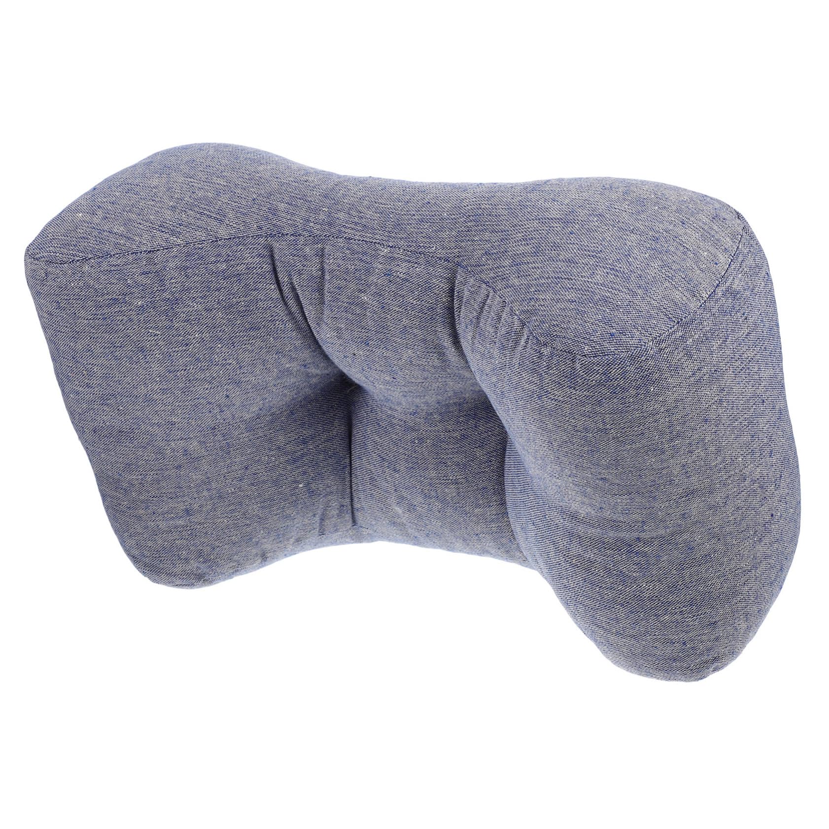 Sewroro Almohada Lumbar Office Chair sillas despacho cadeiras Escritorio Fundas de Cojines pequeño Restaurante Accesorios Suministro de sueño Soporte de Almohada multifunción algodón Blue