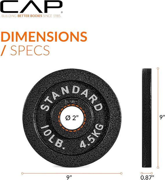 لوحة الوزن الأولمبية CAP Barbell مقاس 2 بوصة | خيارات متعددة