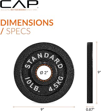 لوحة الوزن الأولمبية CAP Barbell مقاس 2 بوصة | خيارات متعددة